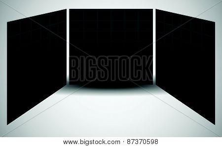 3 Pane Video Wall