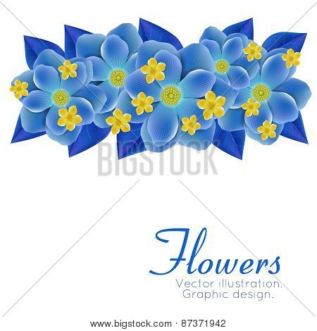 background with flowers