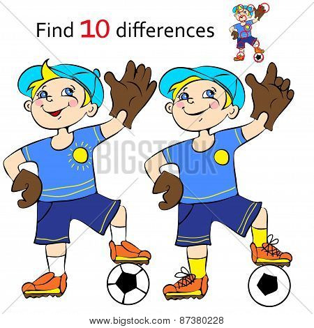 Vector illustration Soccer player