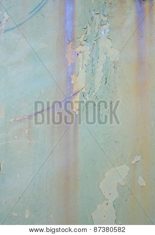 Texture with Faded green chipped paint