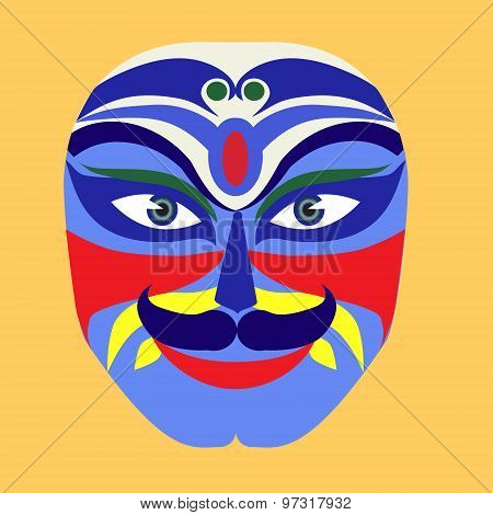 Mask Of Peking Opera Drama