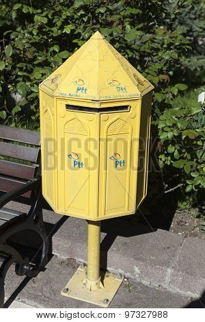 ISTANBUL, TURKEY - MAY 05, 2015: Photo of Mailbox.