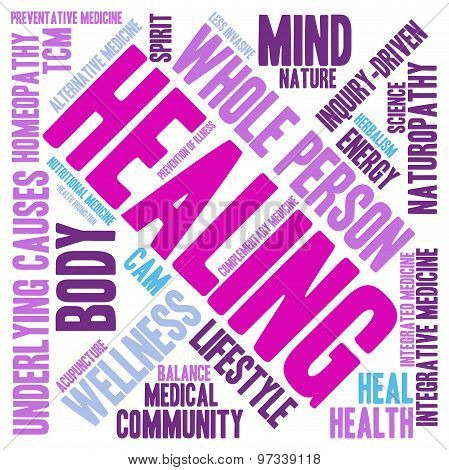 Healing Word Cloud
