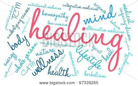 Healing Word Cloud
