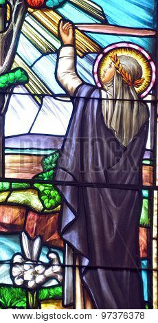 Stained glass window