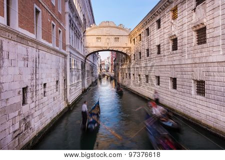 Bridge of Sighs, Venice, Italy.