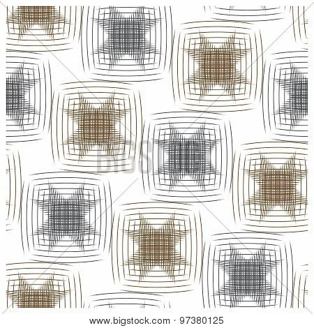 The geometric ornament. Seamless pattern.
