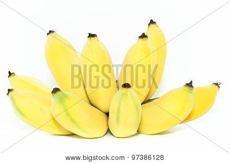 Yellow cultivated banana