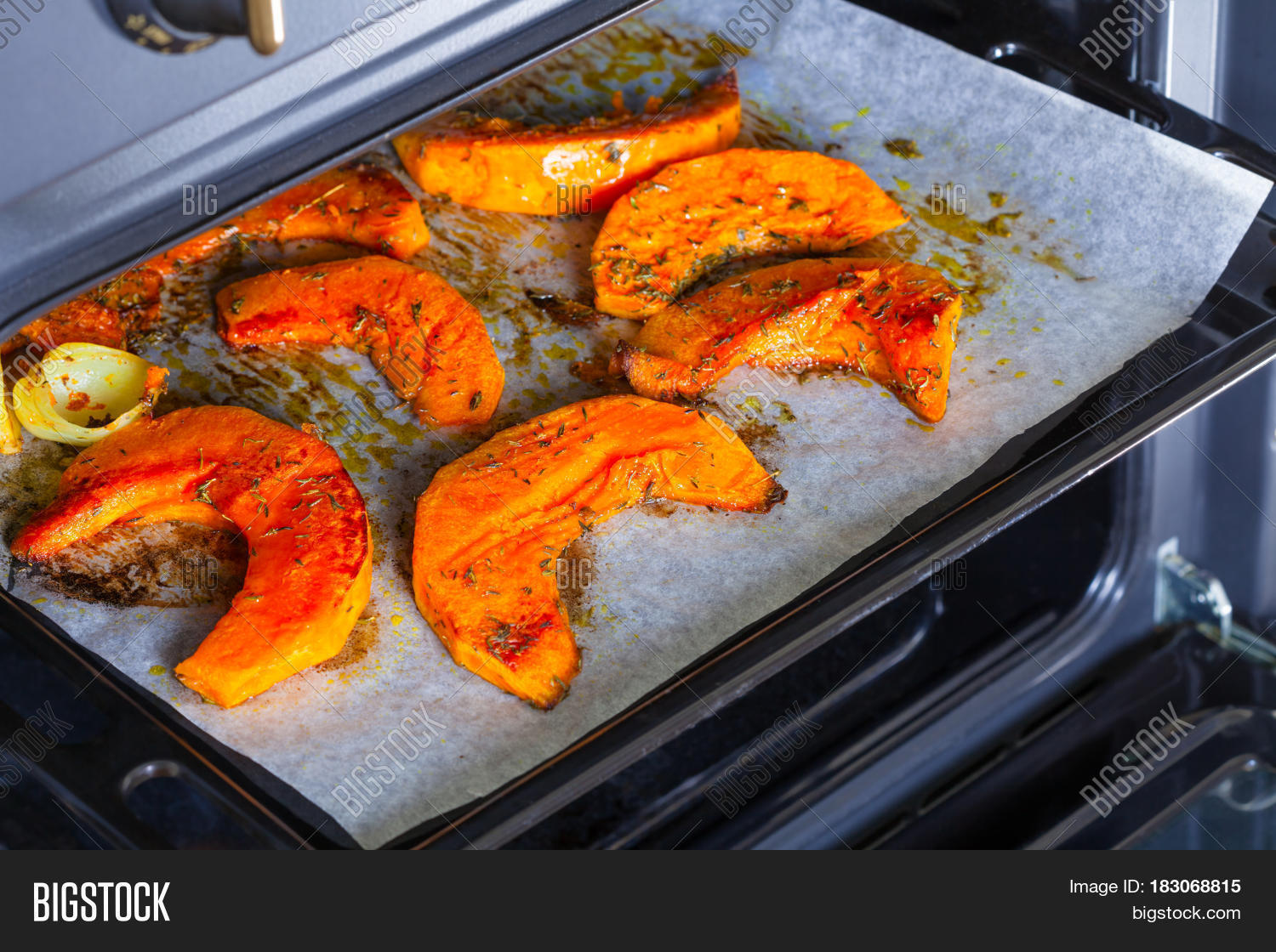 Pumpkin Roasted Oven Image & Photo (Free Trial) Bigstock