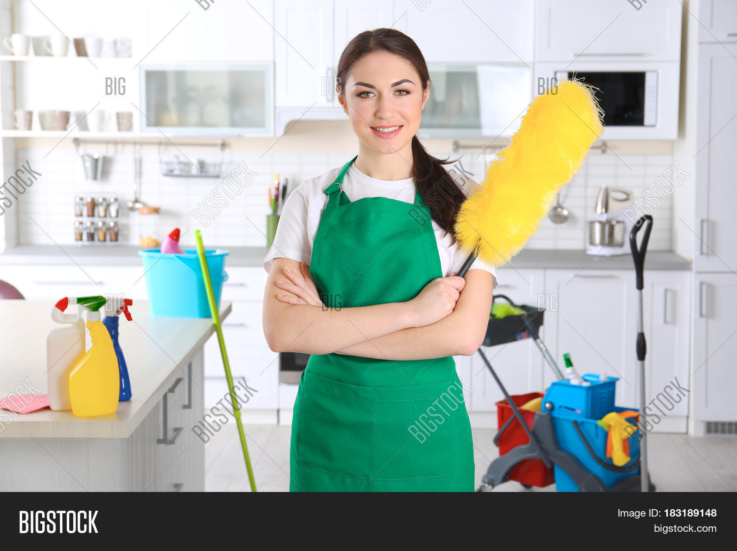 Young Female Cleaner Image & Photo (Free Trial) Bigstock