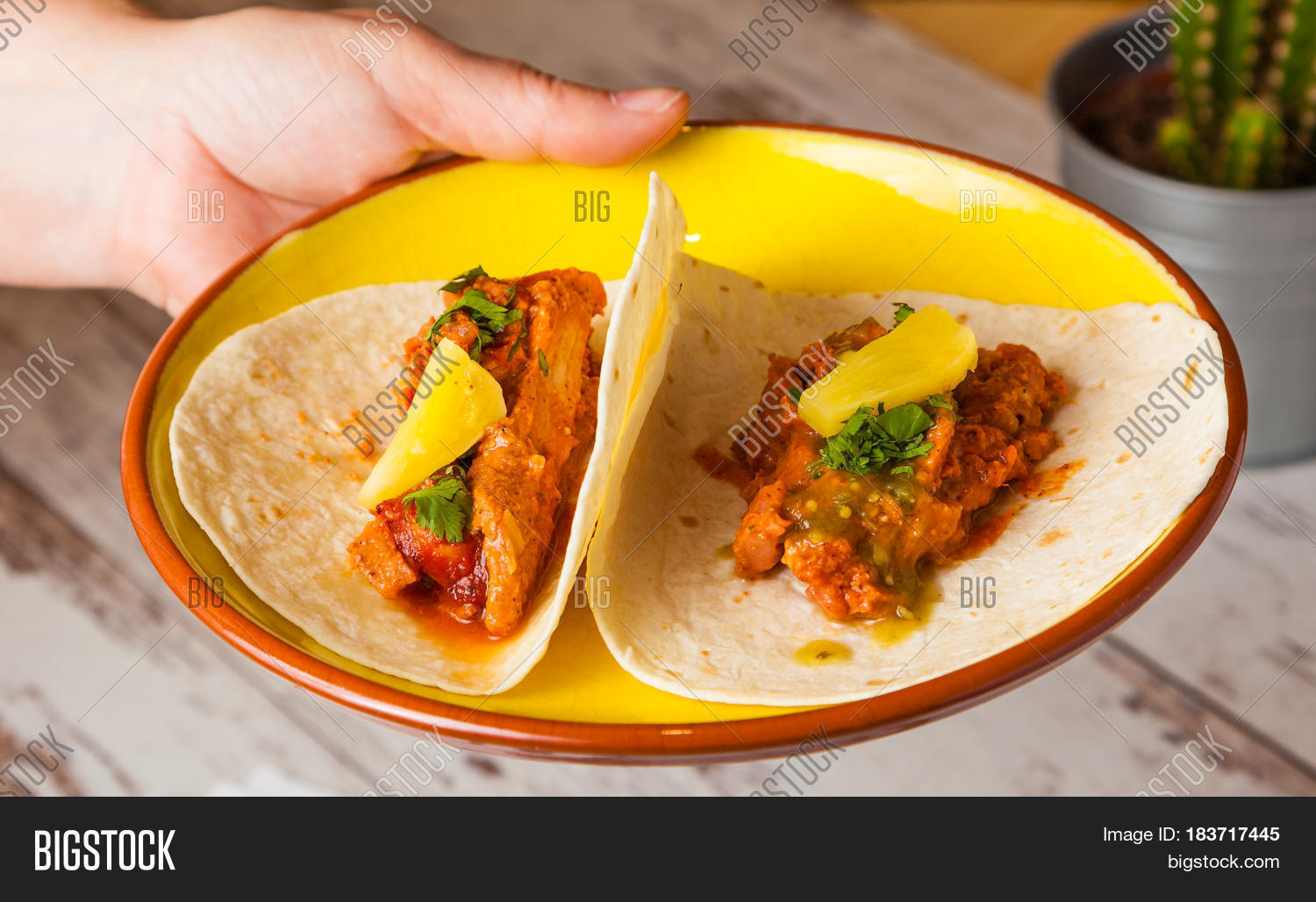Serving Mexican Food Image & Photo (Free Trial) Bigstock