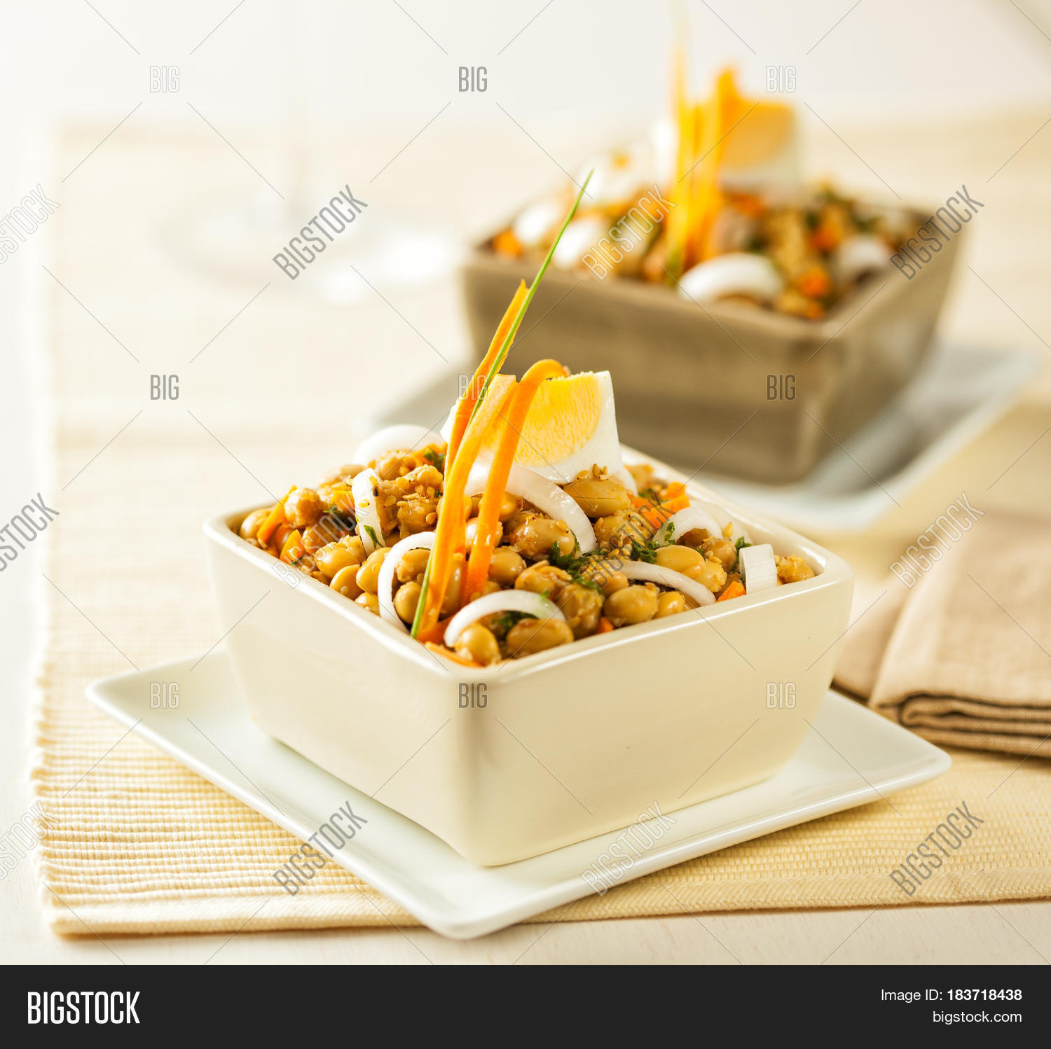 Salad Soy Bean Sprouts Image & Photo (Free Trial) Bigstock