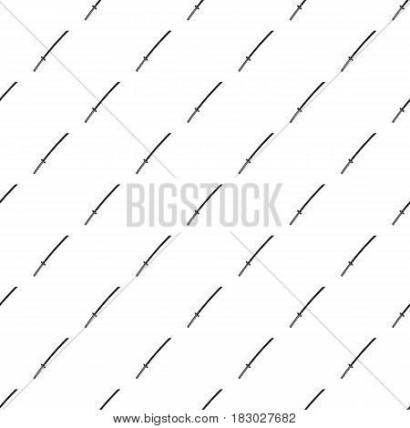 Japanese katana pattern seamless in simple style vector illustration