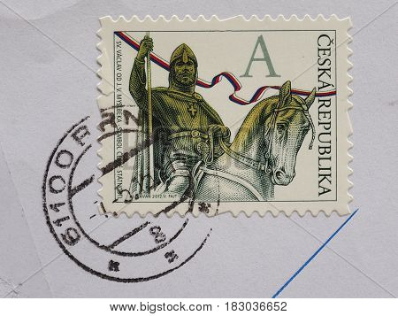 Stamp Of Czech Republic