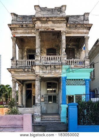 Building In Disrepair - Havana, Cuba