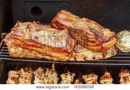 Hickory Smoked Bacon On The Grill