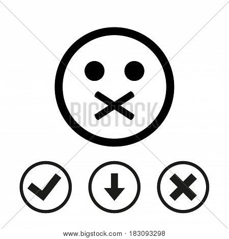 icon stock vector illustration flat design style