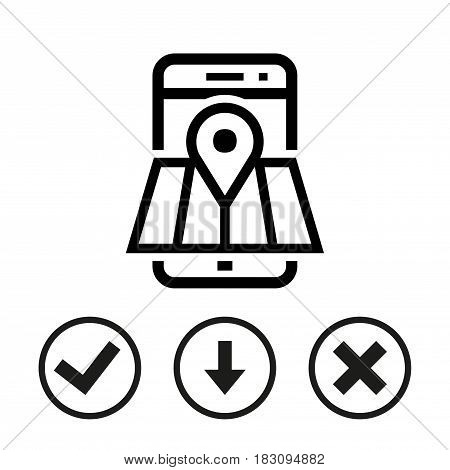icon stock vector illustration flat design style