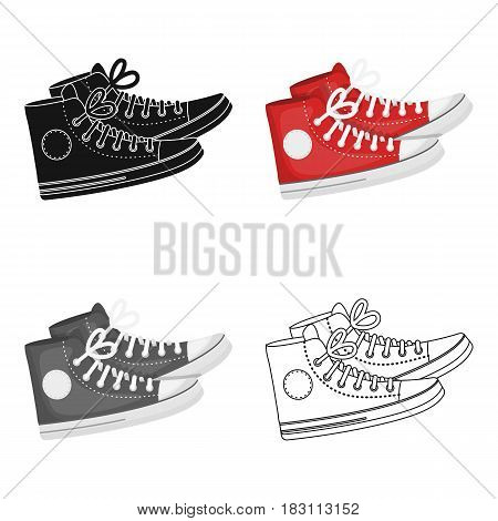 icon in cartoon design isolated on white background. Hipster style symbol stock vector illustration.