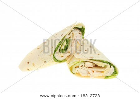 ไก่ซีซ่าร์สลัดห่อ