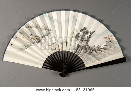 Hand Fan Of Chinese Theater
