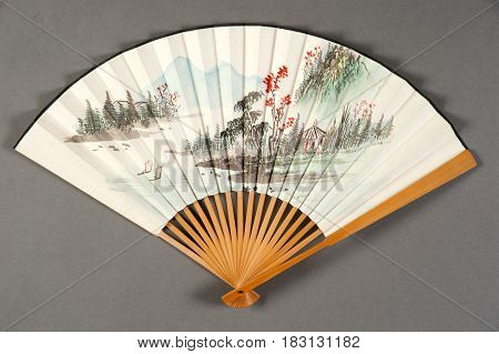 Hand Fan Of Chinese Theater