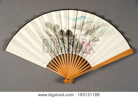 Hand Fan Of Chinese Theater