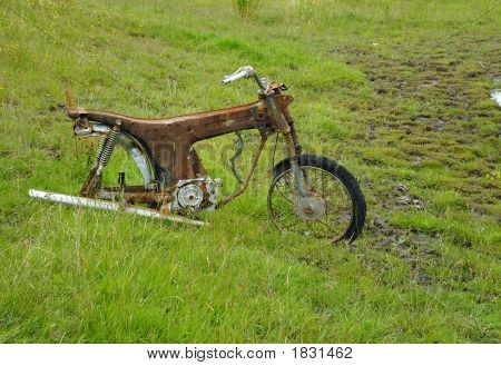 Rusty motorcykel