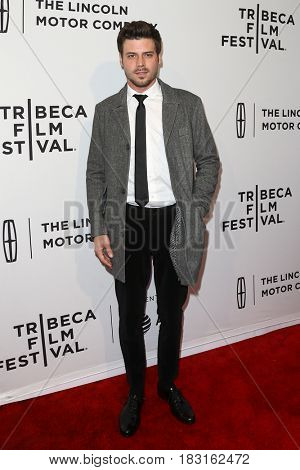 NEW YORK-APR 22: Francois Anaud attends the 'Permission' screening at SVA Theatre during the 2017 TriBeCa Film Festival on April 22, 2017 in New York City.