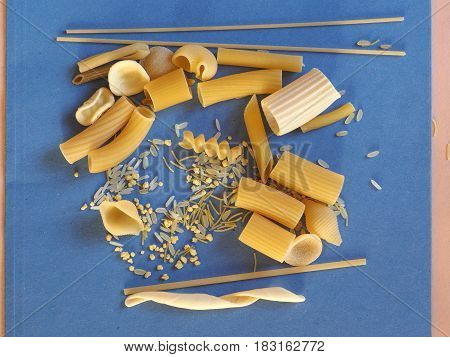 Traditional Italian Pasta With Copy Space With Copy Space