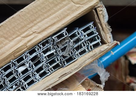 Furniture accessories. Metal profile for furniture production.