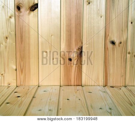 The background consists of a pine wooden board. Rural ecological interior
