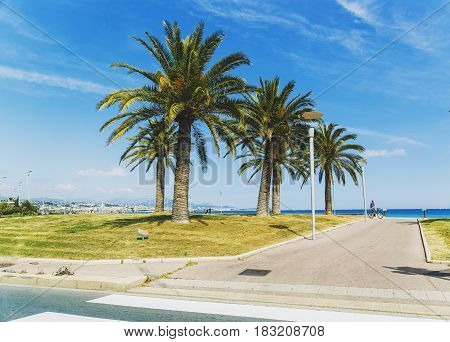 The Seaside Walk In Cagnes-sur-mer