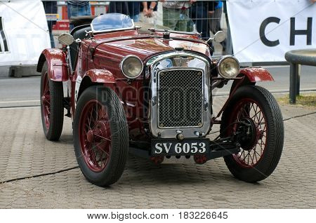 BERLIN - MAY 28: A sports carAustin 7 65 Sports (1933) the exhibition 