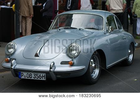 BERLIN - MAY 28: Cars Porsche 356 Turbo the exhibition 