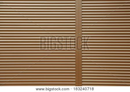 Roller shutters, closeup