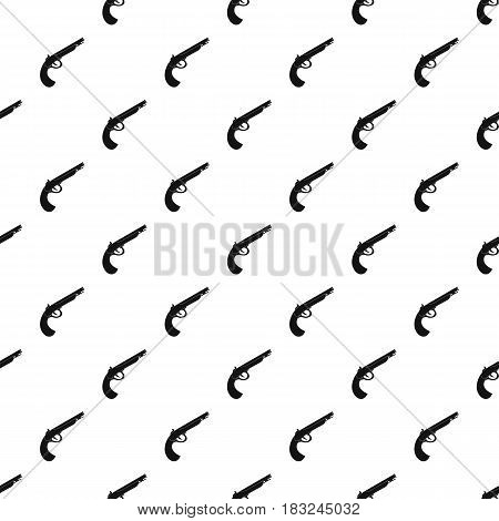 Gun pattern seamless in simple style vector illustration