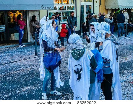 Hdr Carnival Celebrations In Loano