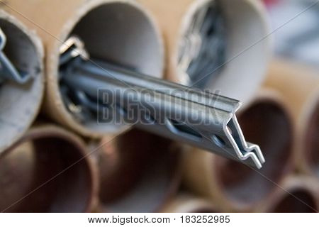 Furniture accessories. Metal profile for furniture production.
