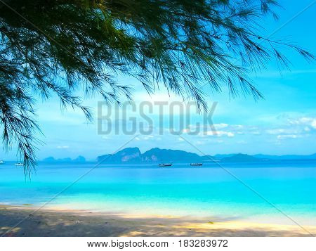 The Ko Kradan, an island in the Andaman Sea, Thailand