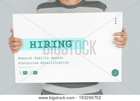 Job Career Hiring Recruitment Qualification Graphic