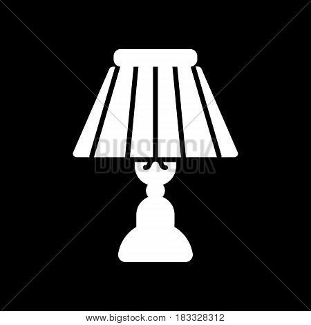 Lamps furniture light design electric vector illustration. Lamps decoration modern, classic bright bulb. Eps 10