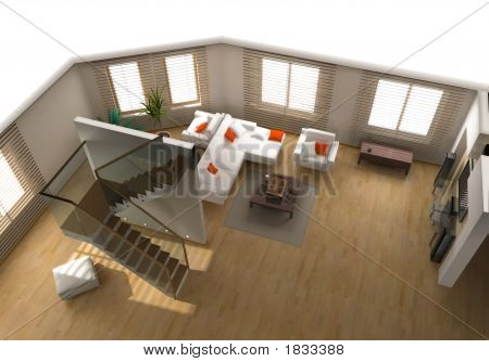 Interni moderni Flat