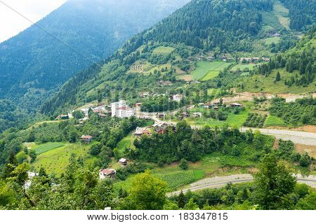 Macahel Valley In Eastern Black Sea, Artvin, Turkey.