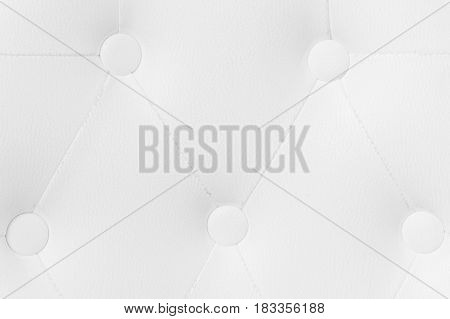 Old White Leather Backrest Background. Suitable for Presentation and Web Templates.