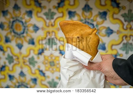 Traditional Fritta Food From Brindisi, Italy