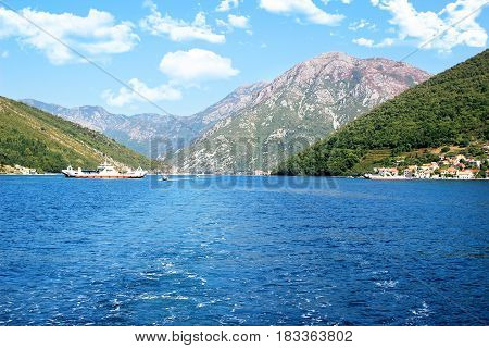 Bay of Kotor, Montenegro. Beautiful nature in Montenegro