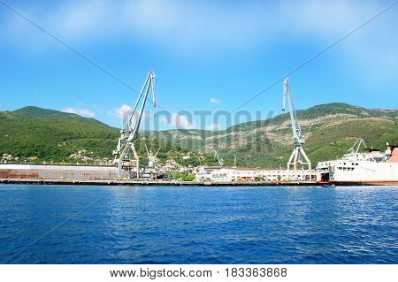 Bay of Kotor, Montenegro. Beautiful nature in Montenegro