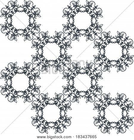 seamless textute vintage decorative ornate design vector illustration