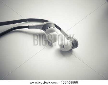 On-Ear Headphone on Elegance Clean White Background